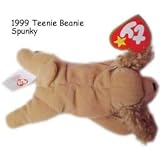 1999 McDonalds Happy Meal Toy Ty Teenie Beanie Babies #4 Spunky the Cocker Spaniel Plush Dog
