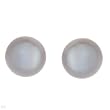 Stud Earrings With Genuine 9-10mm Freshwater Pearls Crafted in Yellow Gold