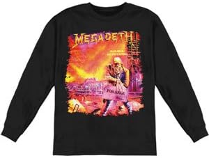 Megadeth Men's Long Sleeve Medium Black
