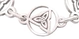 Light Comfortable Celtic Trinity Pewter Bracelet