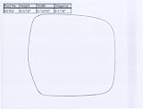 K Source 90192 Toyota Land Cruiser Passenger Side Replacement Mirror Glass