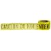 Brady 91091, Biodegradable Flagging Tape, 3" Width, Black on Yellow (1 per Order)