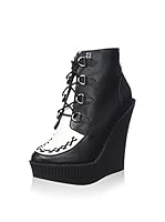 T.U.K. Botines cuña (Negro)