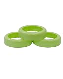 Playtex Baby VentAire Wide (NaturalShape) Bottle Replacement Retainer Rings: 3-Pack Light Green