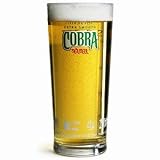 Cobra Pint Glasses 20oz / 568ml (Box of 4) Original, Official and Genuine - Height 180mm