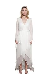 Chiffon/Taffeta/Tulle Crystal Backless Beaded Applique Lace Crystals Long Sleeves  Dress