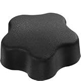 DimcoGray Soft Touch Thermoplastic Fluted Knob Male 5/16-18 Thread x 1 1/2 Stud, Head: 1 1/2 Width x 1 3/32 Height x 11/16 Base 4-497-825