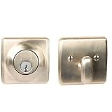 Von Morris 18854 605 Polished Brass 2 3/4 Interior Door Locks Sets Single Cylinder Deadbolts