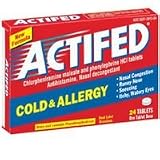 Actifed Cold & Allergy, Tablets 24 ea Actifed Cold & Allergy, Tablets 24 ea