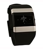 Wize & Ope Unisex WO-003 Classics Analog Black Dial and Strap Silver Slide Watch