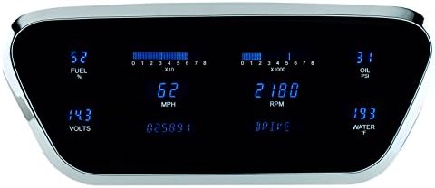 Dakota Digital VFD3-53F-PU-O DAKOTA DIGITAL DASH Gauge Ford F100 Pickup for OEM Bezel