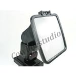 CowboyStudio Flash Diffuser for Canon EOS, Nikon, Olympus, Pentax, Sony, Sigma, & Other External Flash Units