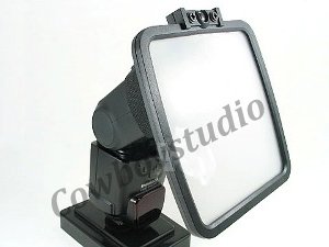 CowboyStudio Flash Diffuser for Canon EOS, Nikon, Olympus, Pentax, Sony, Sigma, & Other External Flash Units