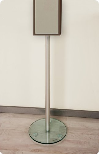 Lautsprecherständer, Boxenständer aus Alu/Glas