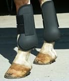 Basic Open Front Neoprene Padded Boots Black