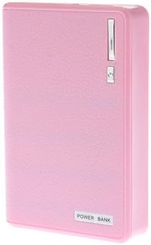 RayShop - Wallet Style 12000mAh Dual USB Power Bank with Adapters Set for iPhone/Sumsang/Nokia and Others (30pin,5V 1A/2A,42cm)