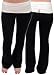 Two-Toned Roll Down Yoga Pant by Hard Tail