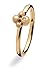SPINNING Jewelry Damenring Gold 8KT *FLEUR* Gold Zirkonia