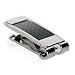 Stainless Steel Money Clip with Carbon Fiber Inlay