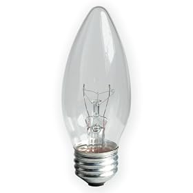 GE Lamps 12993 40-Watt Crystal Clear Blunt Tip Ceiling Fan B13 2CD Bulb by GE Lamps
