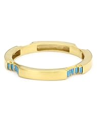 Dean Davidson "RUNWAY" Gold Turquoise Step Bangle Bracelet
