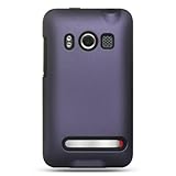 Purple/Black Hybrid Phone Cover Protector Case for HTC EVO 4G Sprint