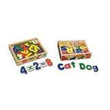 Melissa & Doug Deluxe Magnetic Letters & Numbers in a Box Bundle