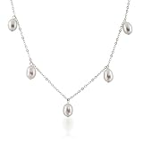 Bling Jewelry Sterling Silver Pearl Necklace