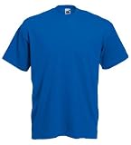 Fruit of the Loom plain t-shirt Royal blue Large (41 - 43 inch chest)
