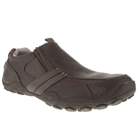 Skechers Pebble - 9.5 Uk - Grey - Leather