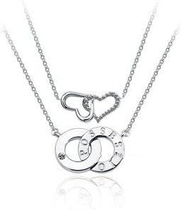 Popular Fashion Italina Rigant 2014 New Arrival Pendant Necklace Made With Austrian Crystal Stellux Two Colors Top Quality RG60553 By Eva Fs.