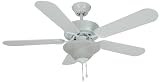 Hardware House 543579 Wyndham 42-Inch Ceiling Fan White