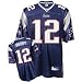 Reebok New England Patriots #12 Tom Brady Authentic Team Color Jersey