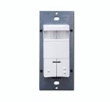 Leviton ODS0D-IDW Dual-Relay, Decora Passive Infrared Wall Switch Occupancy Sensor, 180 Degree, 2100 sq. ft. Coverage, White Leviton ODS0D-IDW Dual-Relay, Decora Passive Infrared Wall Switch Occupancy Sensor, 180 Degree, 2100 sq. ft. Coverage, White