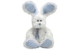 Ty Beanie Babies 2.0 Hopsy  White Bunny  with Blue  Accents