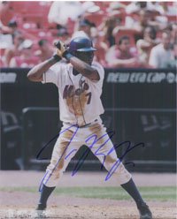 Signed Reyes, Jose (New York Mets) 8x10 Photo