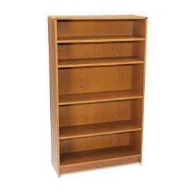 5 Shelf Bookcase - Medium Oak