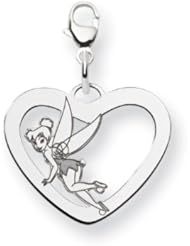 Disney Tinker Bell Heart Lobster Clasp Cha