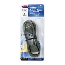Belkin F2A036-06 Bi-Directional Printer Cable (6ft)