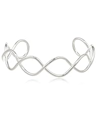 Nine West "Classics" Silver-Tone Wire Cuff Bracelet