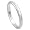 Sterling Silver 3 mm High Dome Wedding Band Thumb Ring, size 4
