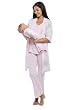The Olian Cotton Nursing 4pc. Pajama Set