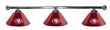 San Francisco 49ers Pool Table Light - Chrome Bar