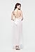 Jeasona(TM Women's Deep V-Neck Sexy Long Beach Dress/Swimsuit Cover Up White