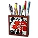 Florene Digital Contemporary - I Saw Red - Tile Pen Holders-5 inch tile pen holder