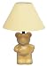 Ceramic Teddy Bear Lamp - Yellow