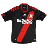 Adidas Bayer04 Leverkusen Heim-Trikot Junior 2010-2011 Farbe: schwarz/rot