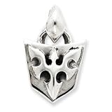 Sterling Silver Antiqued Gothic Pendant - JewelryWeb