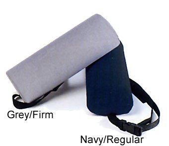 Lumbar Roll - Delta (D Back) Design - Firm Density - Grey - 14