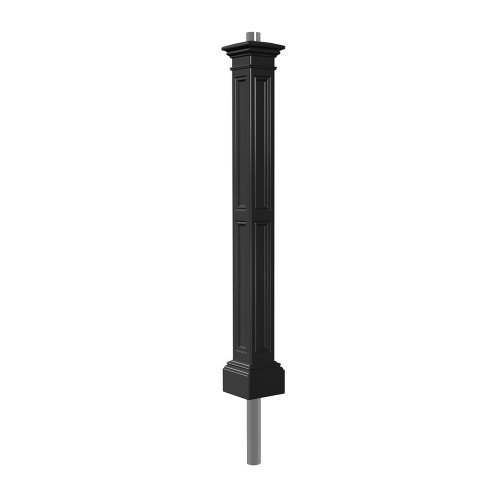 Mayne 5836-BK Liberty Lamp Post with 89-Inch Aluminum Ground Mount, Black